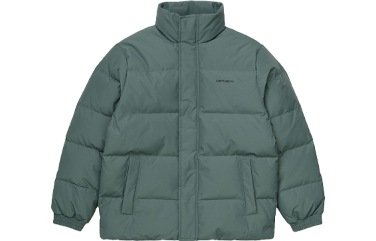Order Carhartt WIP 綠色Logo立領羽絨外套冬季系列 I029450-0GA-XX