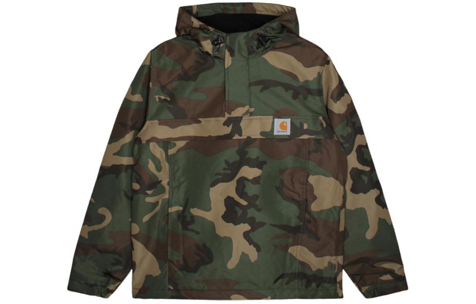 Carhartt WIP Green Loose Fit Pullover Hoodie Jacket I028435-640