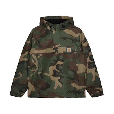 Carhartt WIP Green Loose Fit Pullover Hoodie Jacket I028435-640
