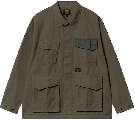 Carhartt WIP Green Pocket Casual Shirt Jacket A221036-966-68 Order Carhartt WIP Green Pocket Casual Shirt Jacket A221036-966-68