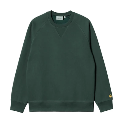 Carhartt WIP Green Solid Color Crewneck Sweatshirt I026383-0XX-XX