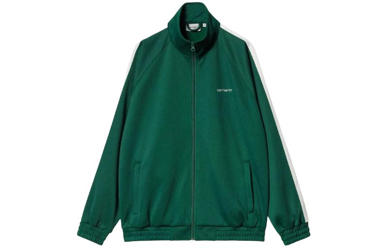Order Carhartt WIP 綠色拉鍊高領外套 字母印花 I033088-20A-XX