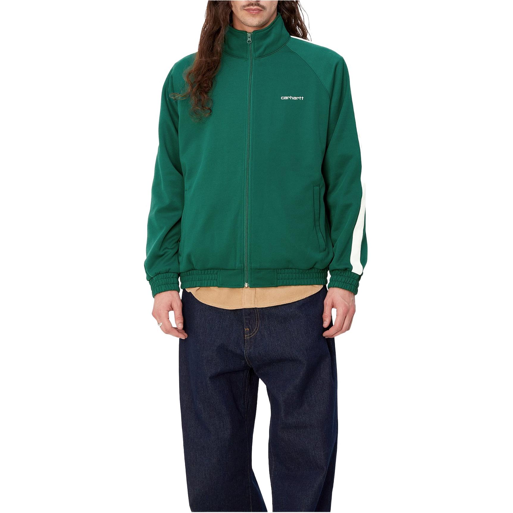 Purchase Carhartt WIP 綠色拉鍊高領外套 字母印花 I033088-20A-XX