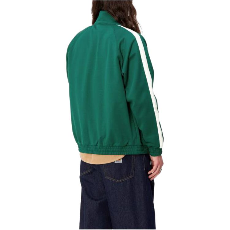 Details for Carhartt WIP 綠色拉鍊高領外套 字母印花 I033088-20A-XX