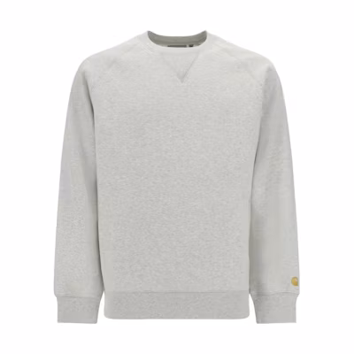 Carhartt WIP Grey Crewneck Pullover Sweatshirt Long Sleeve Casual Wear I026383-00J-XX
