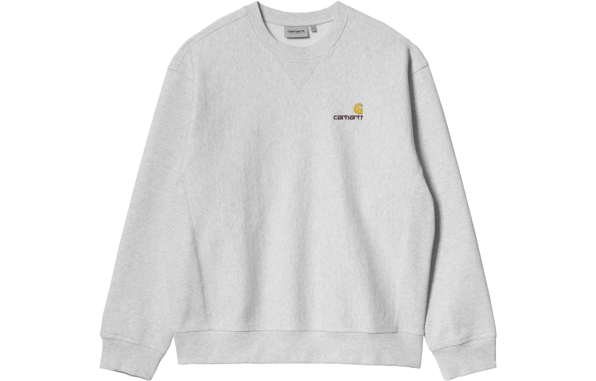 Order Carhartt WIP 灰色刺绣标志圆领卫衣 I025475-482-XX