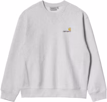 Order Carhartt WIP Grey Crewneck Sweatshirt with Logo Embroidery I025475-482-XX