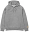 Buy Carhartt WIP Hoodie Kelabu dengan Sulaman Logo Minimalis I026384-V6-90