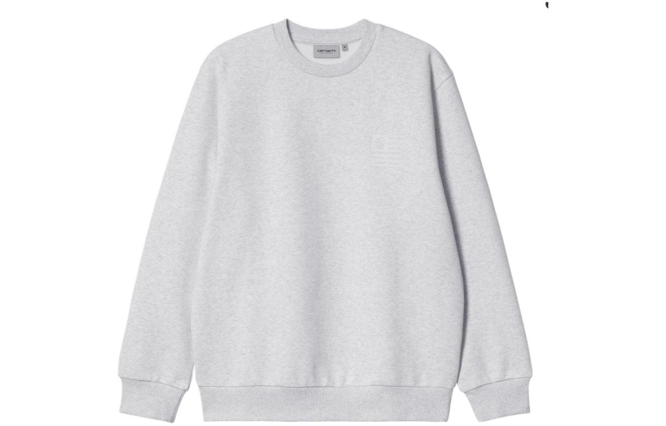 Carhartt WIP Grey Solid Crewneck Long Sleeve Sweatshirt I031011-00T-XX