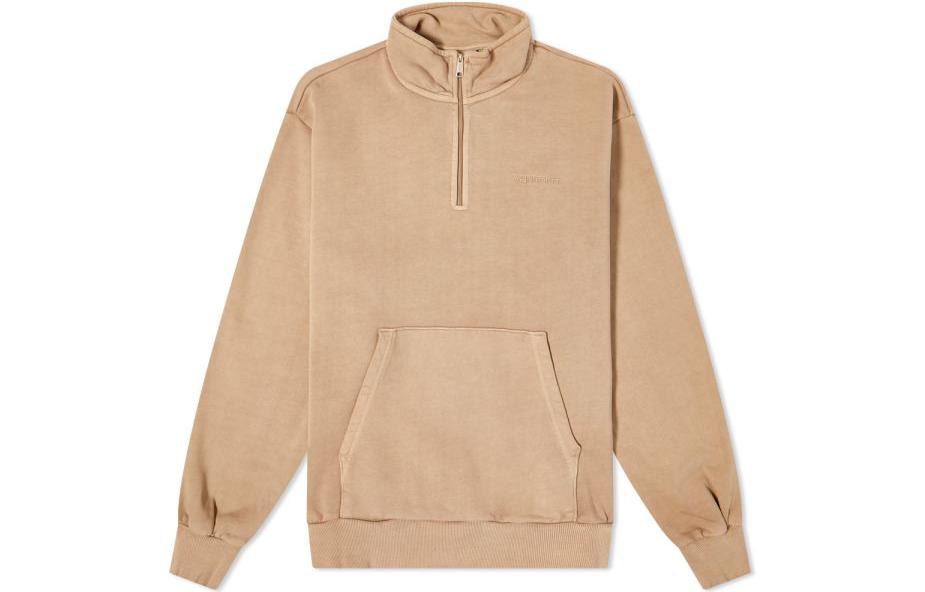 Carhartt WIP Half-Zip Logo Print Yellow Long-Sleeve Sweatshirt () I030147-N0XX