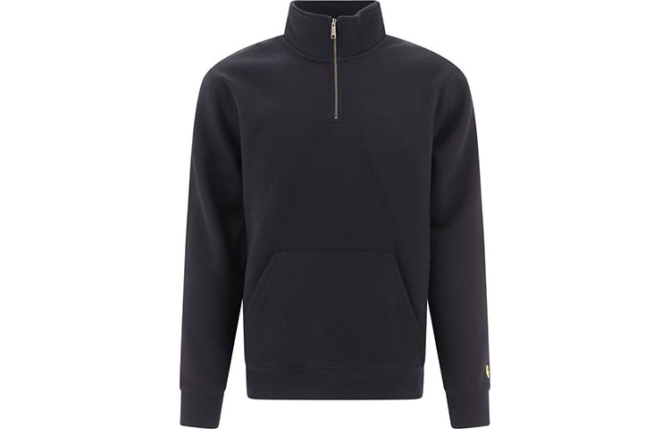 Carhartt WIP Half-Zip Pullover Sweatshirt Black I0270380-300F-XX