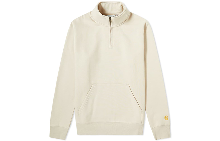 Carhartt WIP Half-Zip Stand Collar Sweatshirt Off-White I027038-03R-90