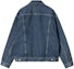 Lookbook 칼하트 WIP 헬스턴 데님 자켓 블루 SS24 버튼업 롱슬리브 아우터웨어 I033352-01-4N