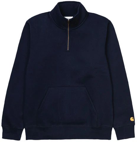carhartt-wip-high-neck-half-zip-logo-sweatshirt-navy-blue-i027038-1-c-90