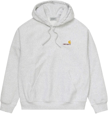 Carhartt WIP Hooded American Script Sweatshirt 'Ash Heather' Buy Carhartt WIP Hooded American Script Sweatshirt 'Ash Heather'