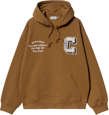 Carhartt WIP 帽T 棕色鴨袋袋鼠口袋 男女款連帽上衣 - 棕色 I033930-HZ-XX Buy Carhartt WIP 帽T 棕色鴨袋袋鼠口袋 男女款連帽上衣 - 棕色 I033930-HZ-XX