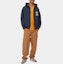 Shop Carhartt WIP Hooded Built Sweat Jacket Unisex Biru Navy Hoodie Kantung Depan. I032469-01-XX
