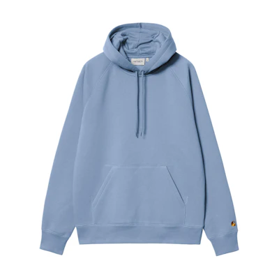 Carhartt WIP Hooded Chase Embroidered Logo Hoodie Unisex - Mineral Blue I033661-29X-XX