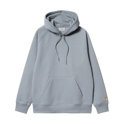 Carhartt WIP Hooded Chase Sweatshirt Grey Casual Pullover Hoodie I026384-1R2-XX