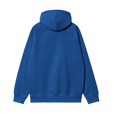 Carhartt WIP Hooded Chase Sweatshirt Navy Blue Pullover Hoodie with C Logo I033661-22K-XX