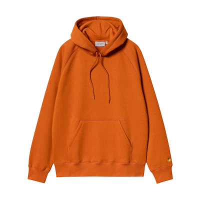 Carhartt WIP Hooded Chase Sweatshirt Raglan Long Sleeve Yellow Hoodie I033661-2GP-XX