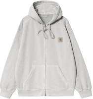 Carhartt WIP Hooded Nelson Jacket Grey Unisex Long-Sleeve Zip-Up Jacket. I033064-1YE-GD Carhartt WIP Hooded Nelson Jacket Grey Unisex Long-Sleeve Zip-Up Jacket. I033064-1YE-GD