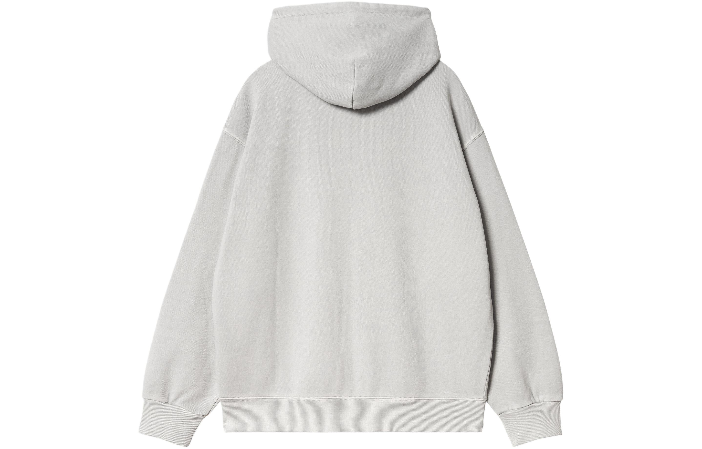 Lookbook 칼하트 WIP 후드 넬슨 재킷 그레이 유니섹스 긴팔 집업 재킷. I033064-1YE-GD