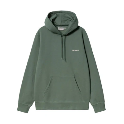 Carhartt WIP Hooded Script Embroidery Sweatshirt Green Hoodie I033658-22X-XX