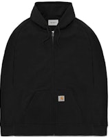 Carhartt WIP Hooded Square Label Jacket Unisex Full Zip Hoodie. A201011 Carhartt WIP Hooded Square Label Jacket Unisex Full Zip Hoodie. A201011