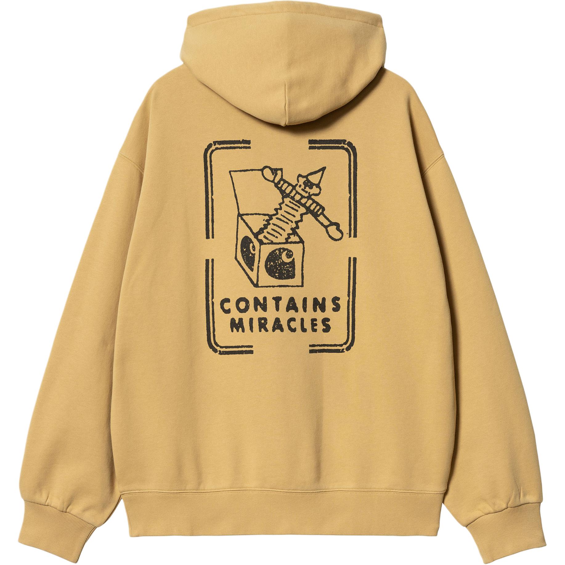 Carhartt WIP Hooded Stamp Sweat Casual Unisex Pullover Hoodie Khaki I033621-23F-06