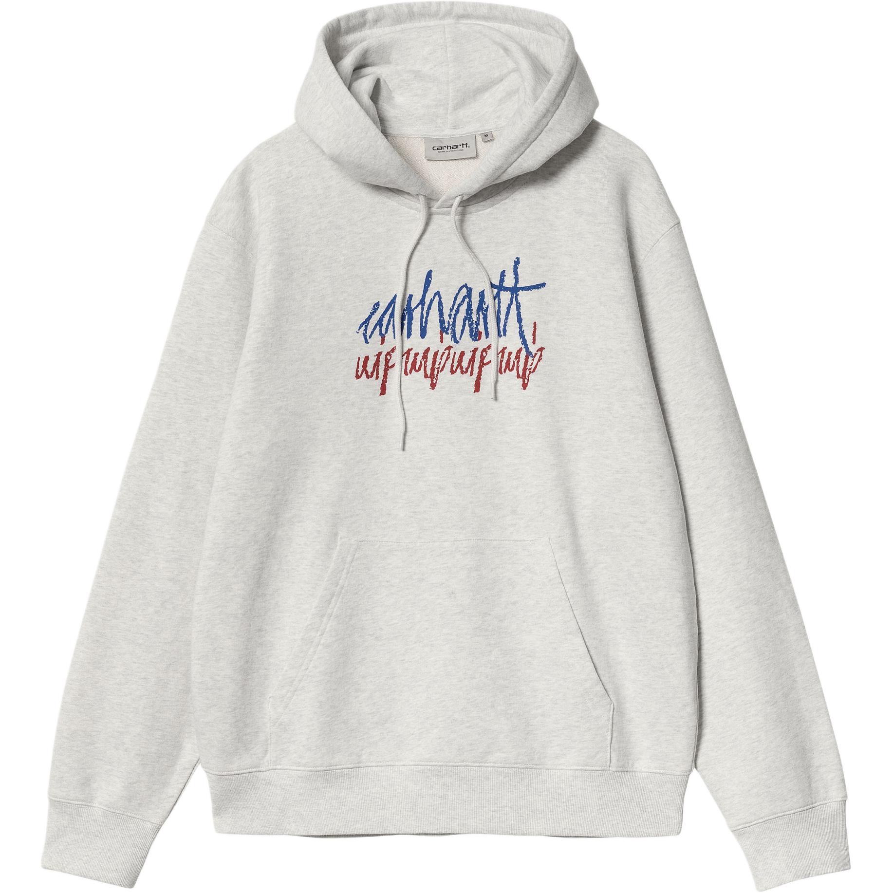 Carhartt WIP Hooded Stereo Sweat Graffiti Print Pullover Hoodie for Men I033624-482-XX