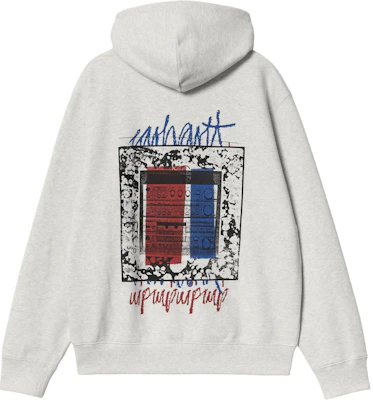 칼하트 WIP 후드 스테레오 스웻 그래피티 프린트 남성용 풀오버 후디 I033624-482-XX Lookbook 칼하트 WIP 후드 스테레오 스웻 그래피티 프린트 남성용 풀오버 후디 I033624-482-XX