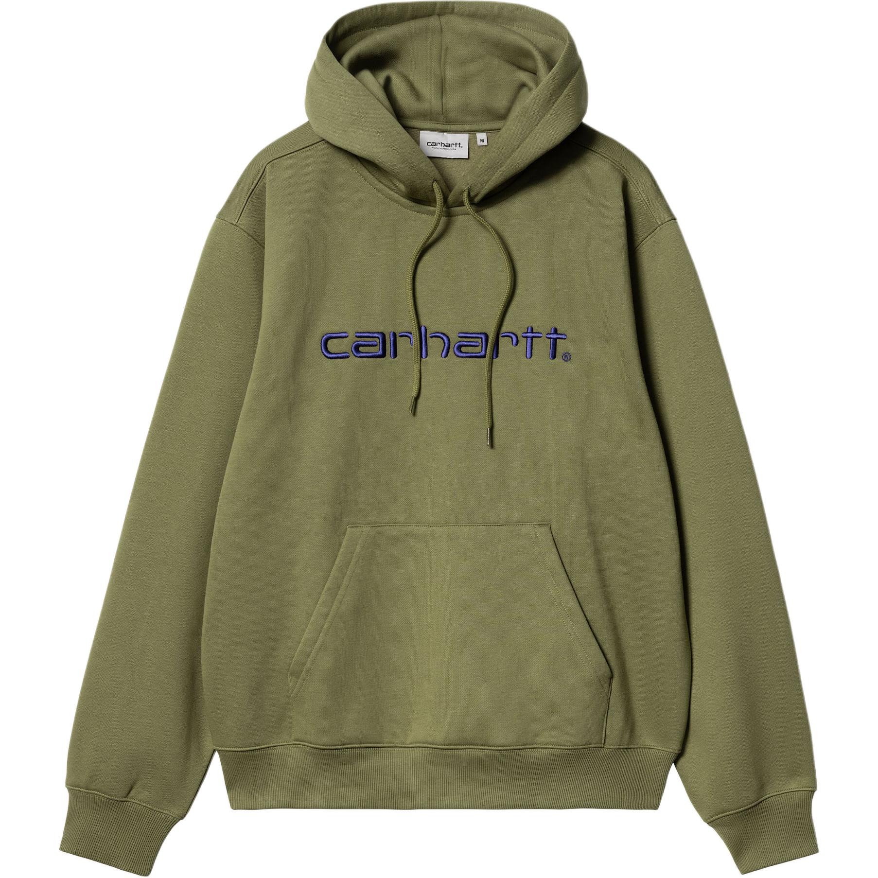 Carhartt WIP Hooded Sweatshirt Green Pullover Long Sleeve Hoodie I030547-2I9-XX
