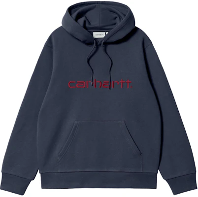 Carhartt WIP Hoodie Pullover Biru Navy Lengan Panjang Sweater I030547-2DD-XX Order Carhartt WIP Hoodie Pullover Biru Navy Lengan Panjang Sweater I030547-2DD-XX
