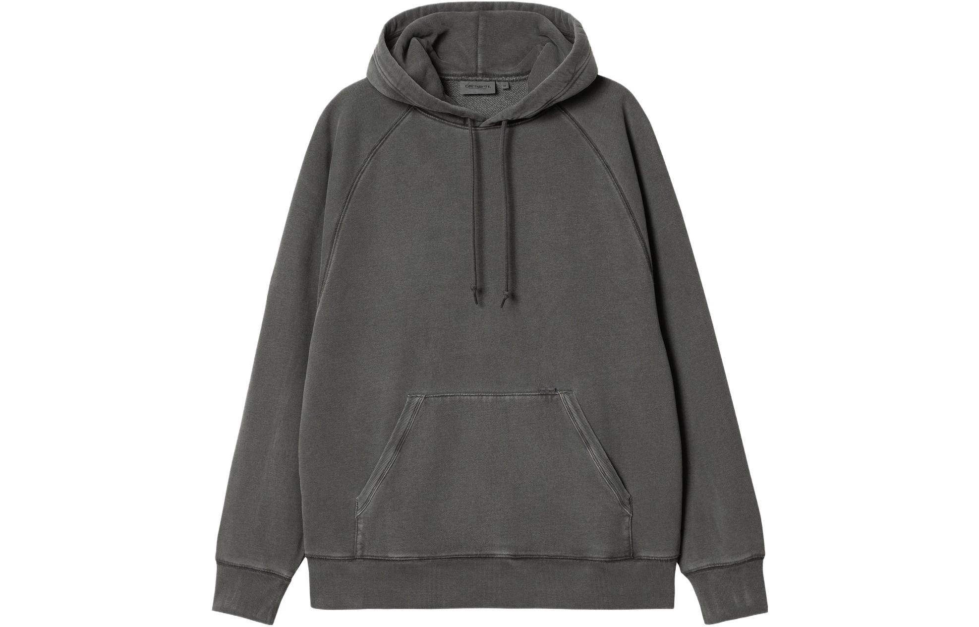 Carhartt WIP Hooded Taos Sweatshirt Grey Loose Fit Pullover Hoodie I032923-654-GD