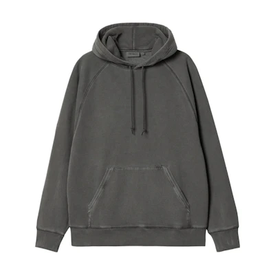 Carhartt WIP Hooded Taos Sweatshirt Grey Loose Fit Pullover Hoodie I032923-654-GD