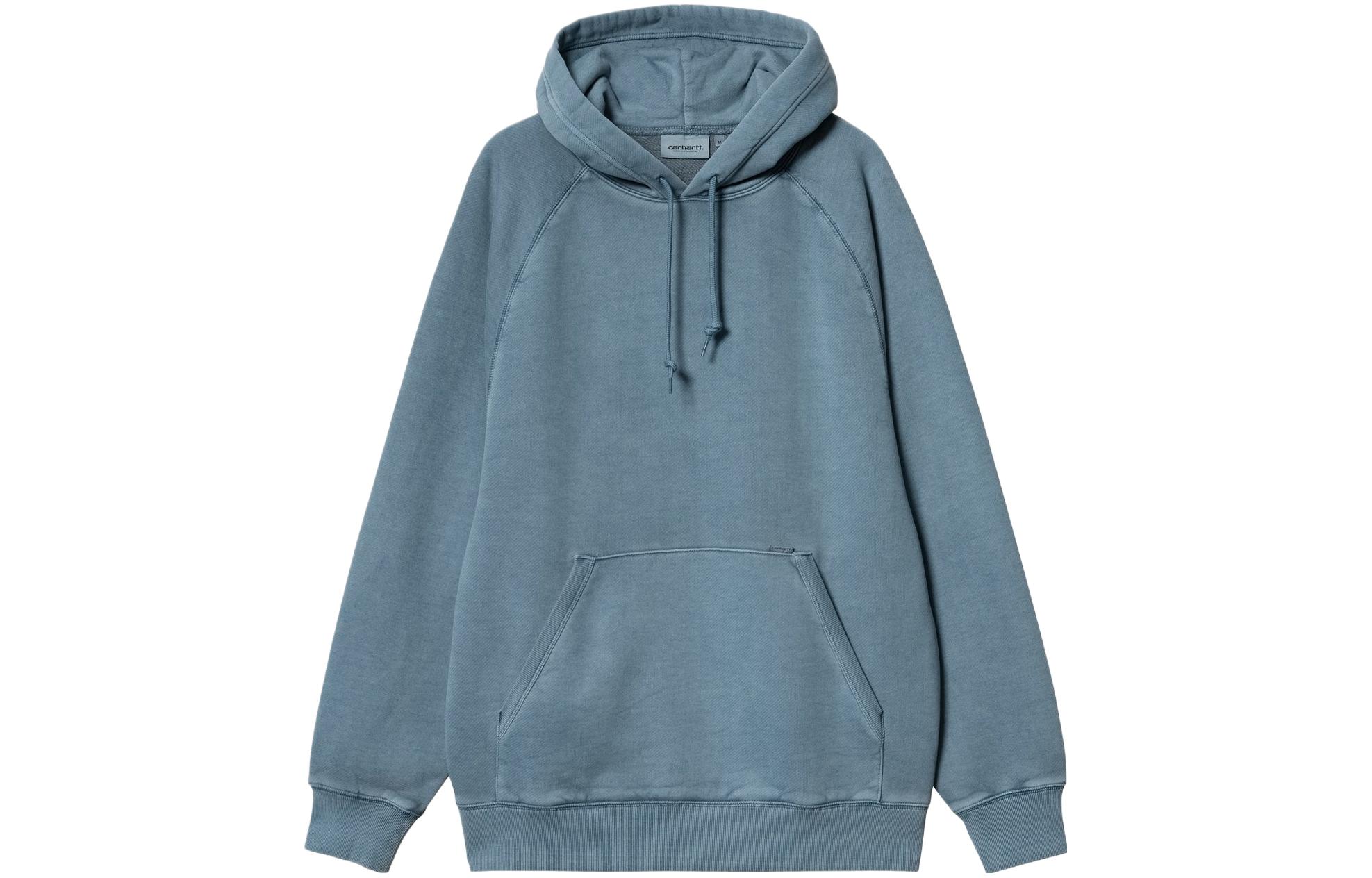 Carhartt WIP Hooded Taos Sweatshirt Solid Pullover Hoodie Men’s Blue I032923-1Y1-GD