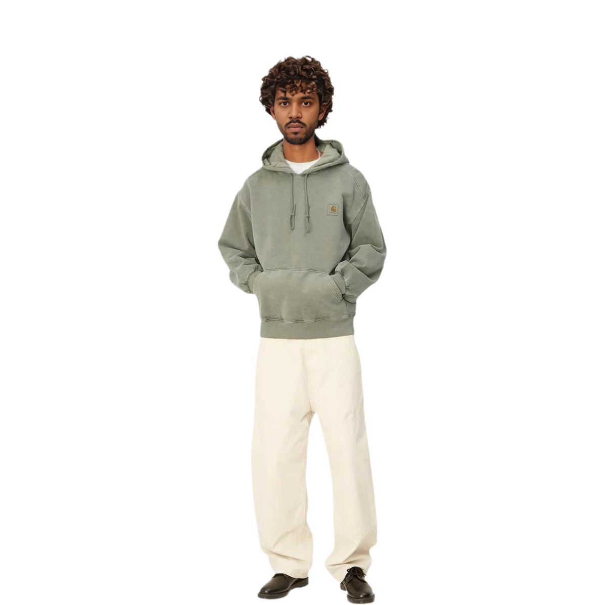 Carhartt WIP Hooded Vista Sweatshirt Green Pullover Hoodie I029523-1ND-GD 圖 3