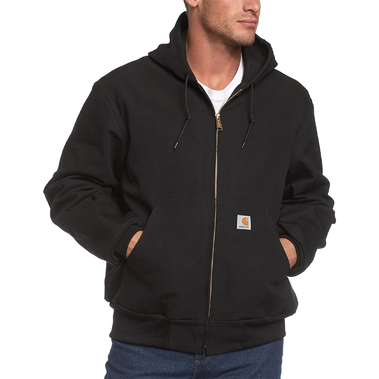 Lookbook Carhartt WIP J131 Chaqueta Térmica de Lona Activa para Trabajo. J131-BLK