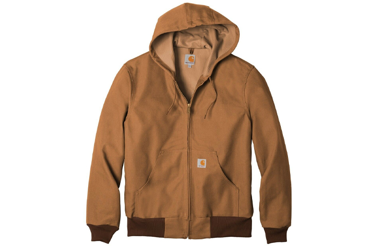 Order Carhartt WIP J131 Jaket Kerja Pria Thermal Lined Duck Active J131-BRN