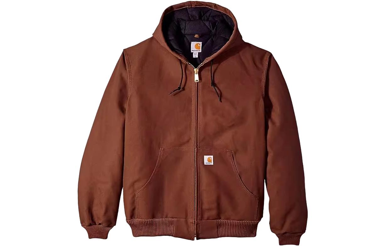 Carhartt WIP J140 Duck Active Jacket Loose Fit Colorblock Insulated Hoodie Mens J140 圖 17