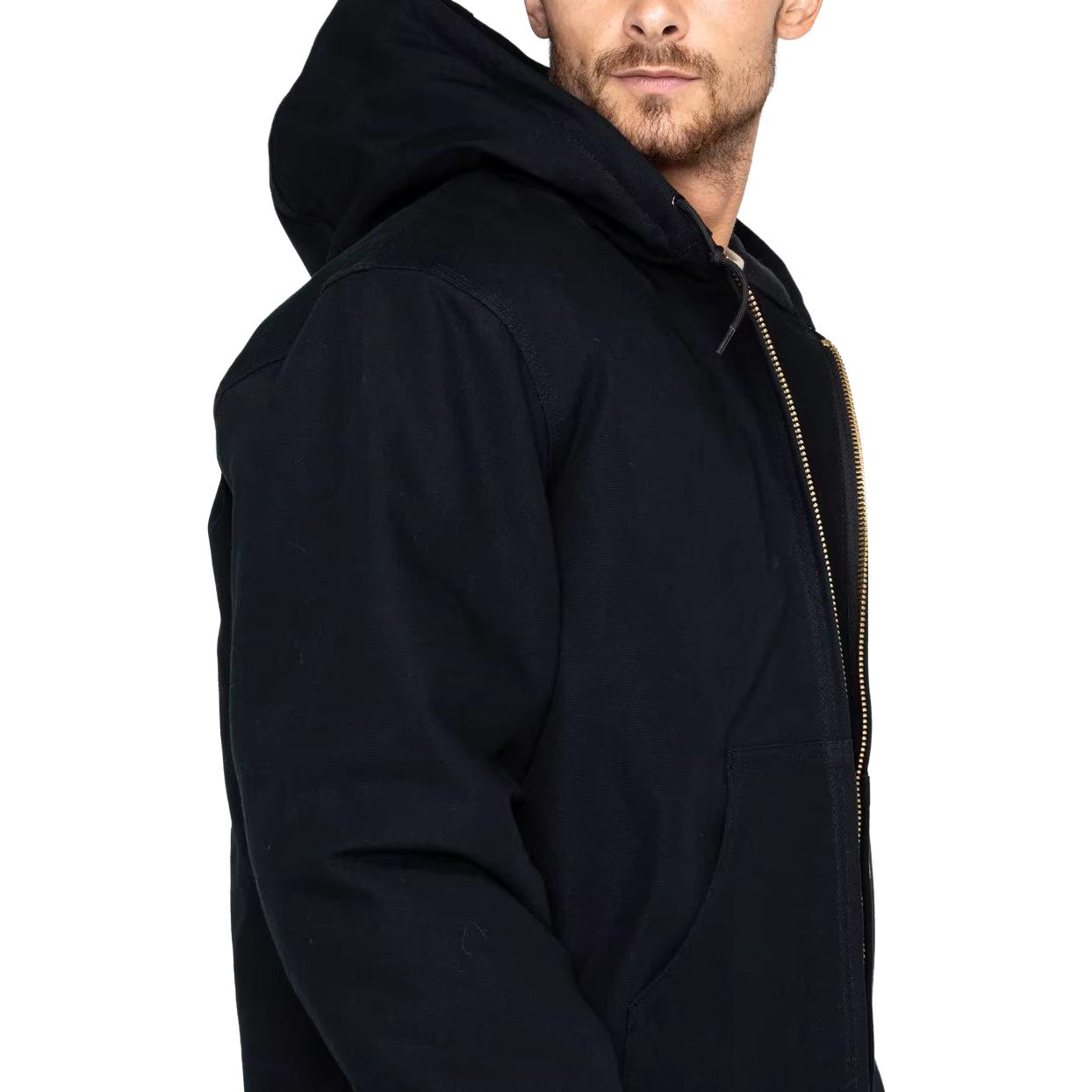 Carhartt WIP J140 Duck Active Jacket Loose Fit Colorblock Insulated Hoodie Mens J140 圖 5