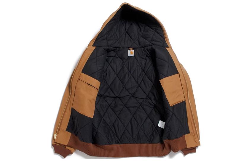 Carhartt WIP J140 Duck Active Jacket Loose Fit Colorblock Insulated Hoodie Mens J140 圖 9