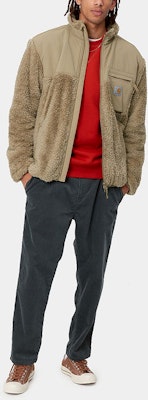 Carhartt WIP Jackson Sweat Jacket Khaki Full-Zip Long Sleeve Jacket I029566-0EK-XX Shop Carhartt WIP Jackson Sweat Jacket Khaki Full-Zip Long Sleeve Jacket I029566-0EK-XX