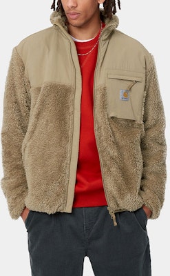 Carhartt WIP Jackson Sweat Jacket Khaki Full-Zip Long Sleeve Jacket I029566-0EK-XX Purchase Carhartt WIP Jackson Sweat Jacket Khaki Full-Zip Long Sleeve Jacket I029566-0EK-XX