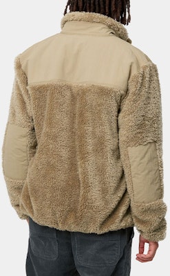 Carhartt WIP Jackson Sweat Jacket Khaki Full-Zip Long Sleeve Jacket I029566-0EK-XX Details for Carhartt WIP Jackson Sweat Jacket Khaki Full-Zip Long Sleeve Jacket I029566-0EK-XX