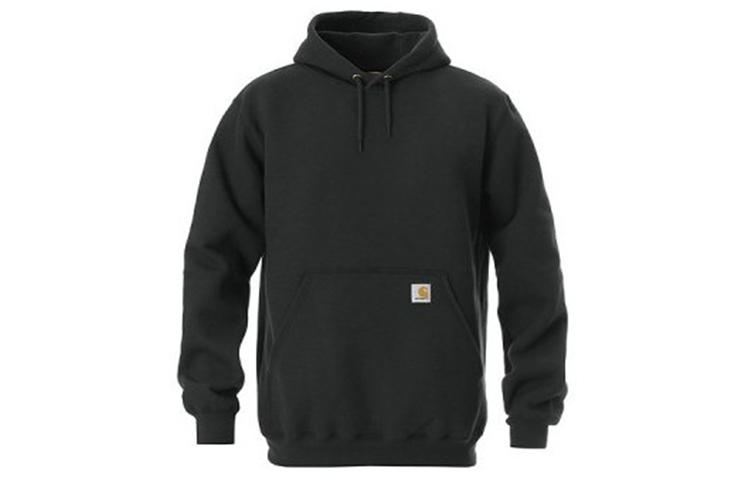 Carhartt WIP K121 Fleece Hoodie Winter Unisex Black K121-BLK