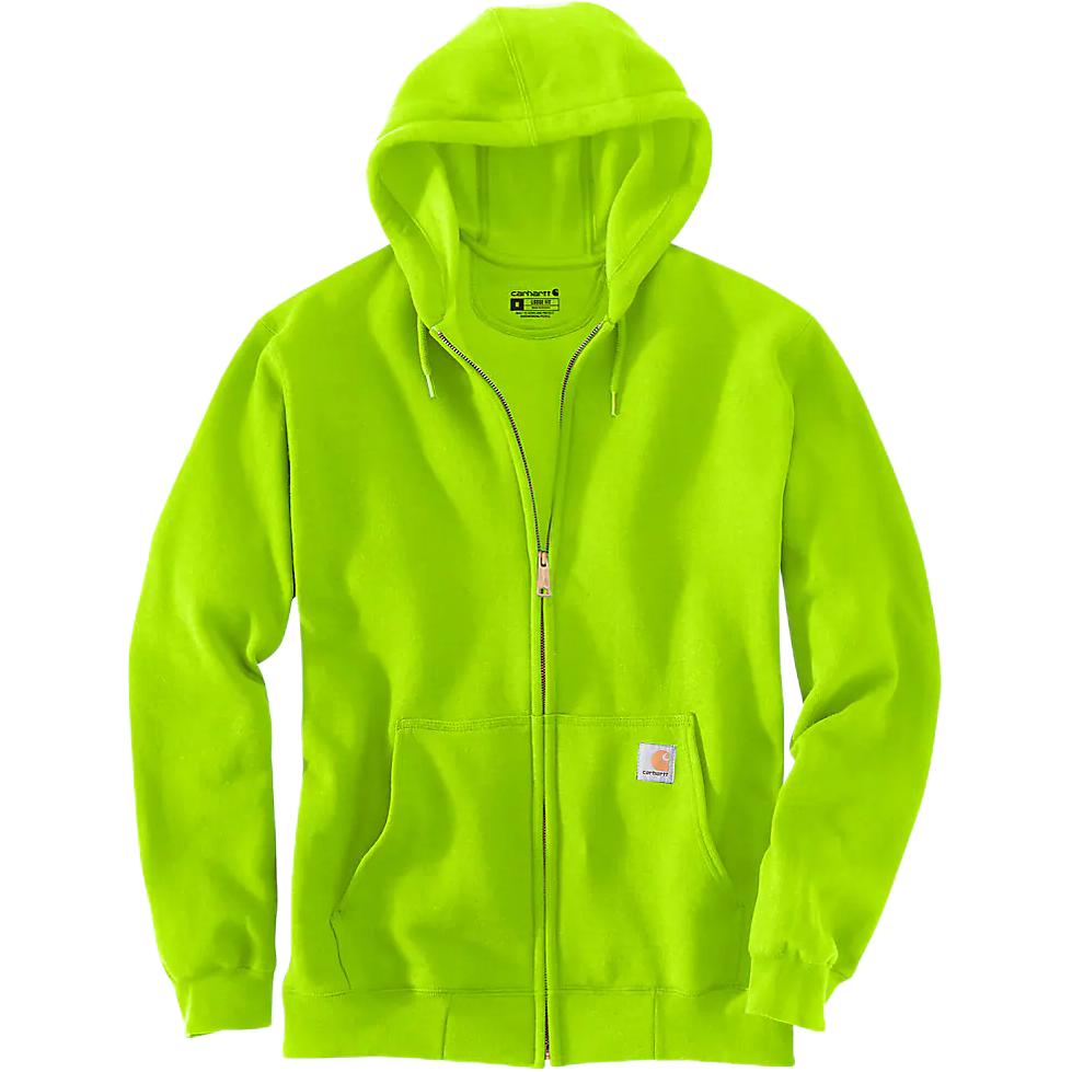Carhartt WIP K122 Loose Fit Zip Hoodie Fluorescent Green Unisex K122-BLM