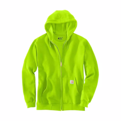 Carhartt WIP K122 Loose Fit Zip Hoodie Fluorescent Green Unisex K122-BLM