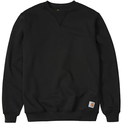 Carhartt WIP K124 黑色男女款圓領衛衣 簡約Logo設計 K124-BLK Buy Carhartt WIP K124 黑色男女款圓領衛衣 簡約Logo設計 K124-BLK